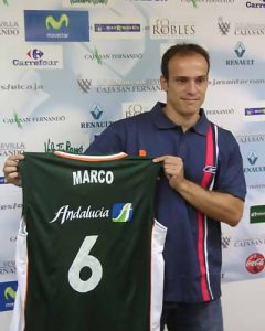 Carles Marco: “Estoy muy contento de haber fichado con el Caja San Fernando”