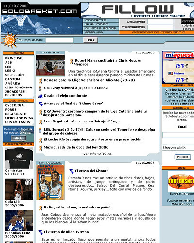 Alexa sitúa a Solobasket como 2ª web de baloncesto en español con más tráfico