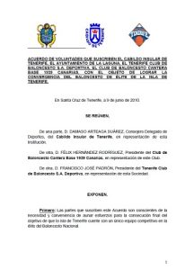 Ya es oficial: Socas Canarias y Tenerife Rural se fusionarán creando el nuevo Tenerife Canarias S.A.D. (Incluye documento de preacuerdo)