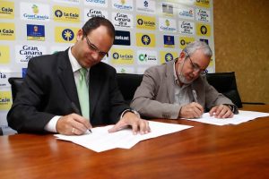 Gran Canaria 2014 y UB La Palma se unen a la moda de las vinculaciones con un acuerdo deportivo entre ambas partes