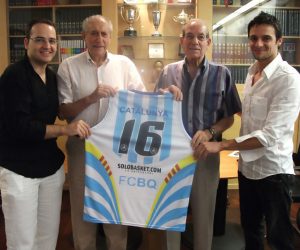 La Federación Catalana y la mítica revista Gigantes del Basket homenajean a Solobasket.com por su X Aniversario