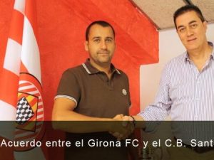 El CBSJ Girona se alía con el equipo de fútbol de la ciudad cambiando sus colores por el rojiblanco y su nombre por el de Girona Fútbol Club