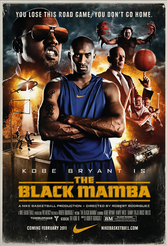 Robert Rodriguez, Bruce Willis, Kanye West, Danny Trejo y… Kobe Bryant, en The Black Mamba