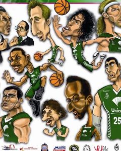 Una peña de Unicaja nos regala un particular póster de su equipo