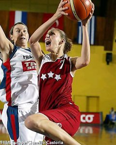 Zane Teilane, calidad en la rotación interior del UB Barça