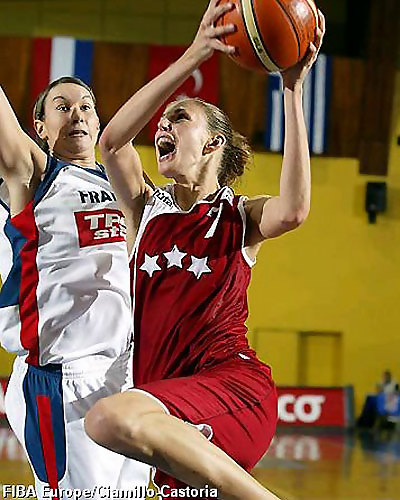 Zane Teilane, calidad en la rotación interior del UB Barça