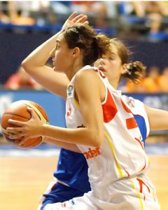 España de Oro tras lograr el título continental, venciendo por 78-74 a Serbia y Montenegro