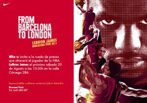 LeBron James llega a Barcelona ¿Quieres entrevistarlo?
