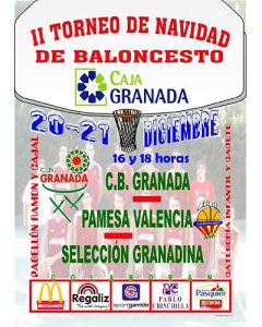 II Torneo de Navidad de Baloncesto Caja Granada para Infantiles y Cadetes
