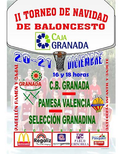 II Torneo de Navidad de Baloncesto Caja Granada para Infantiles y Cadetes