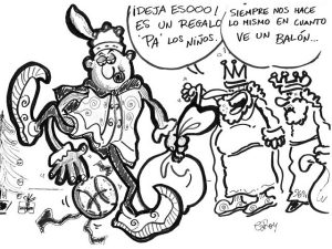 Postal: Felices navidades, feliz baloncesto