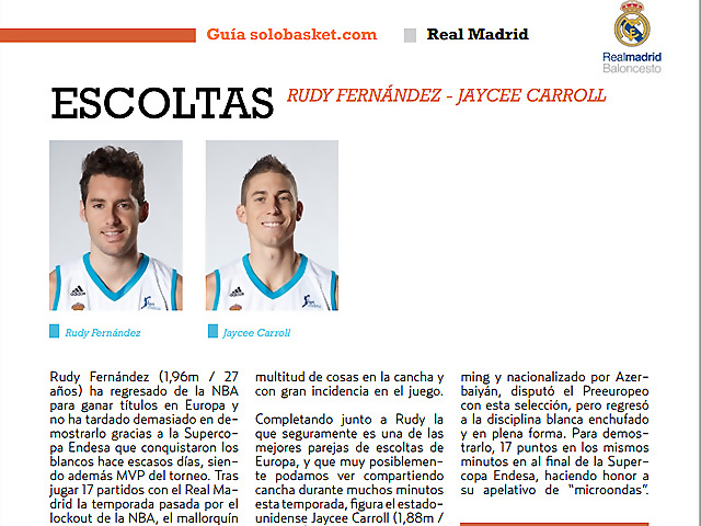 Si eres del Club vas a tener acceso a la 1ª entrega de la Guía Liga Endesa