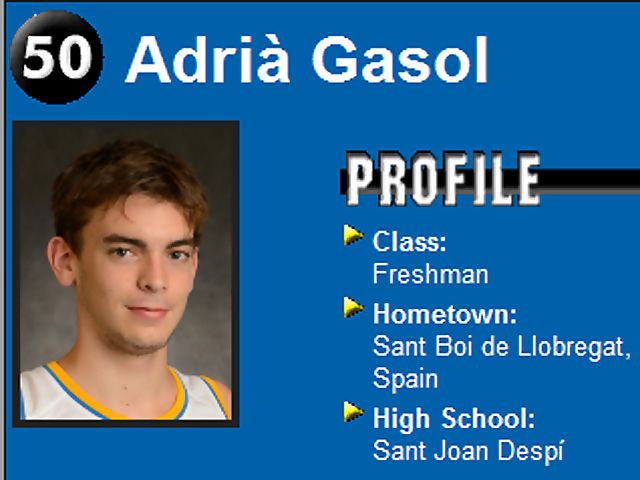 Pau Gasol sobre su hermano menor Adriá, <i>walk on</i> en UCLA: “Tiene potencial a desarrollar”