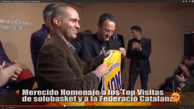 El Gafipasta la lió en la presentación del Nuevo Solobasket, ¿quieres verlo?