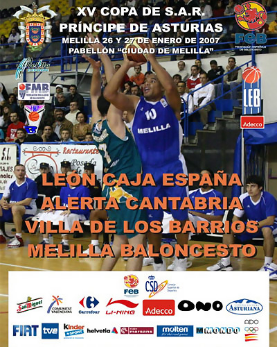 Los emparejamientos de la Copa Príncipe Melilla 2007