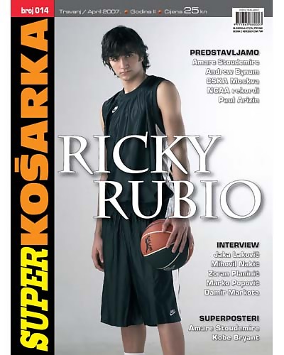 La revista SuperKosarka compara a Ricky Rubio con Drazen Petrovic y Pete Maravich