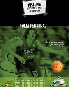 Todo se ve en clave de baloncesto en Badalona con Ricky como imagen del club (Incluye vídeo)