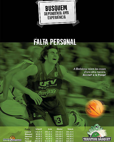 Todo se ve en clave de baloncesto en Badalona con Ricky como imagen del club (Incluye vídeo)