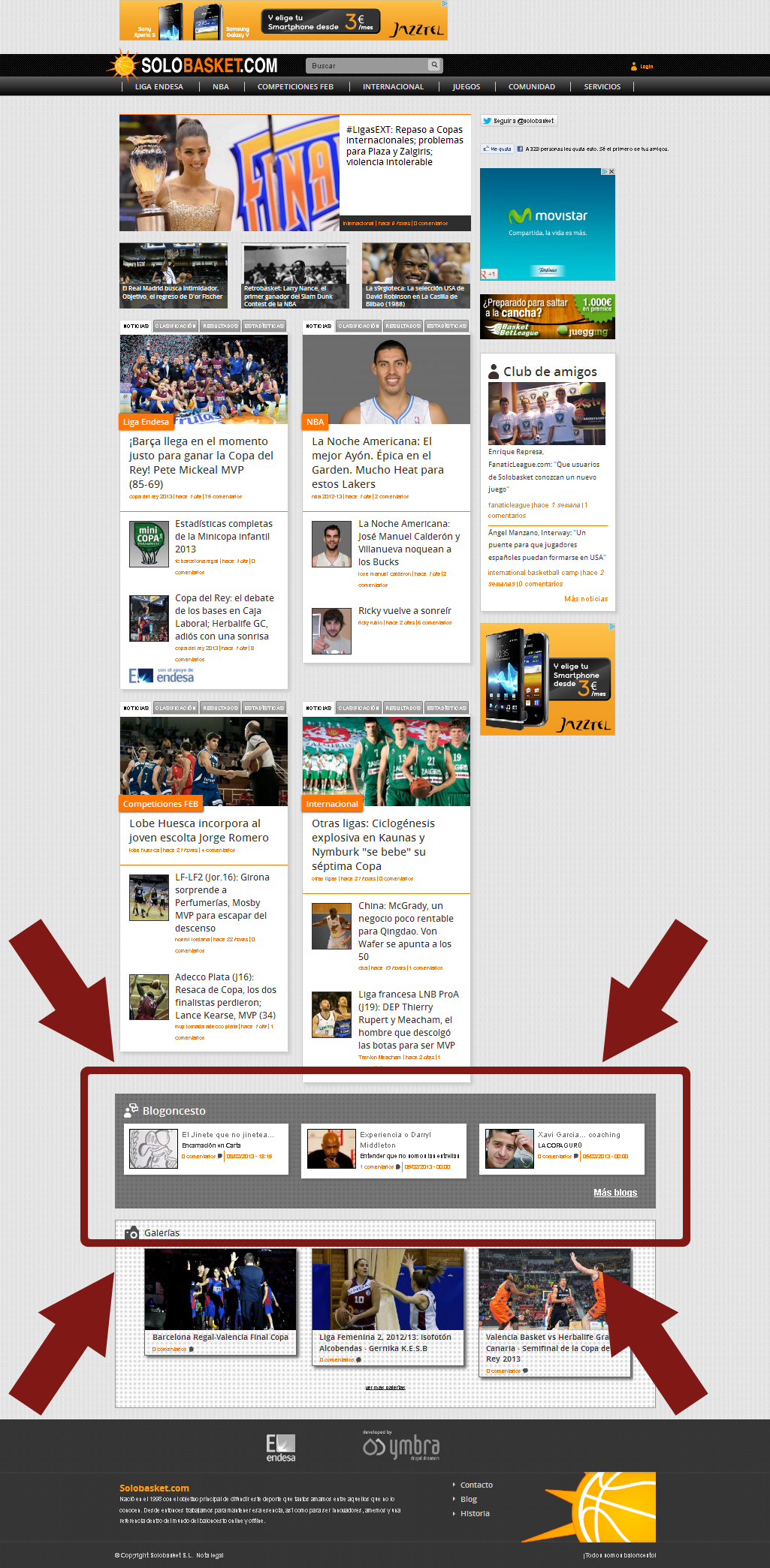 Perdonen ¿Dónde están los Blogs en el nuevo Solobasket?