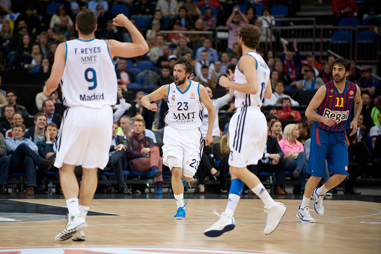 Felipe, Sergio Rodríguez y un 2-17 acaban con el Barça Regal (67-74)