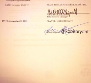 Kobe Bryant renueva por los Lakers y seguirá siendo el mejor pagado