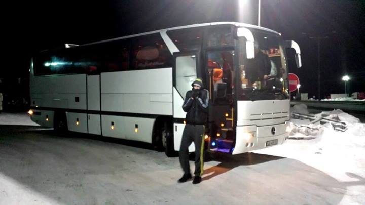 La odisea del Alba Berlin en el duro invierno de Ucrania. 40 horas de viaje a -20 grados