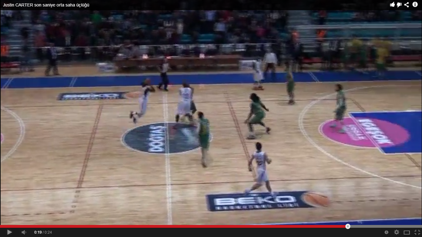 Anadolu Efes se venga de Karsiyaka. Justin Carter logra la canasta del año en TBL