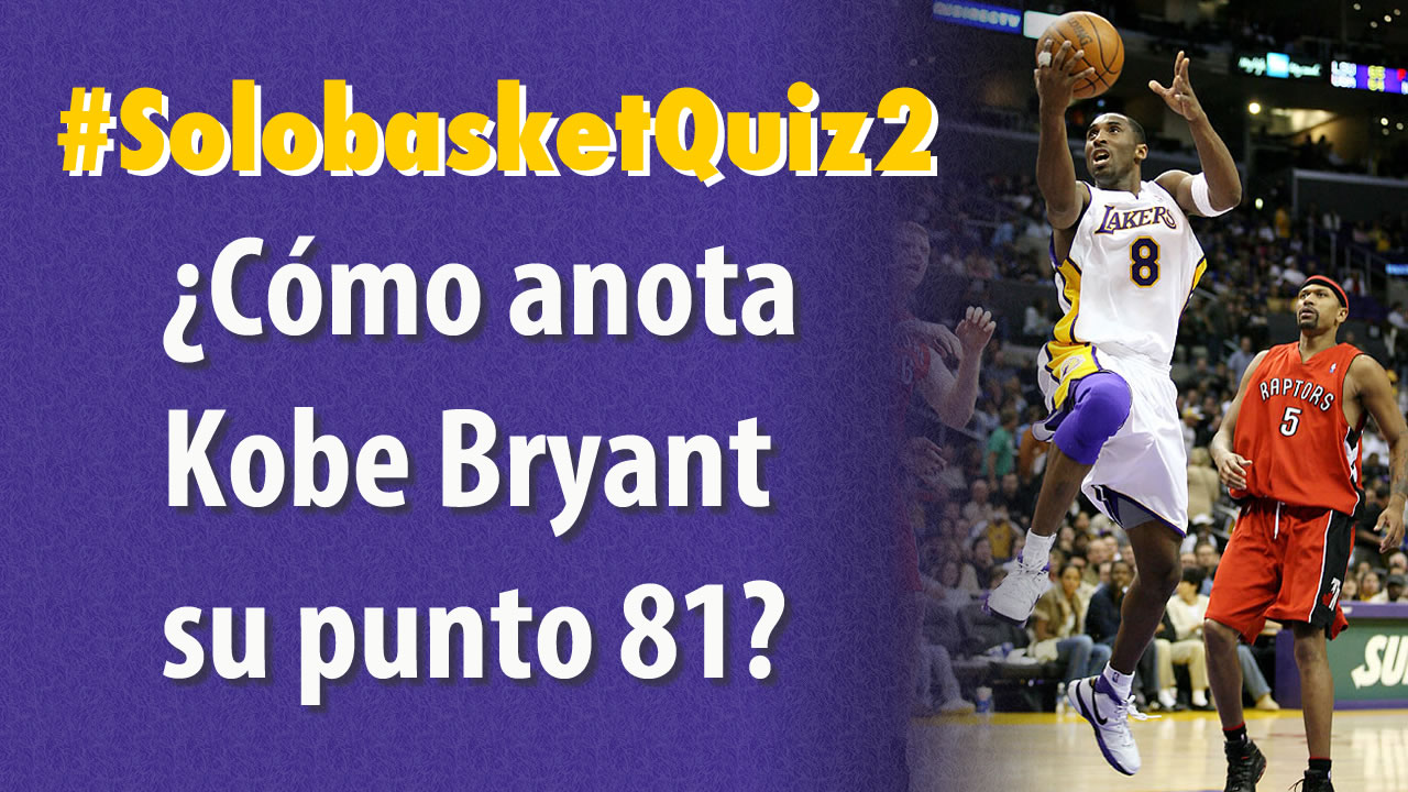 Kobe Bryant protagonista del #SolobasketQuiz2