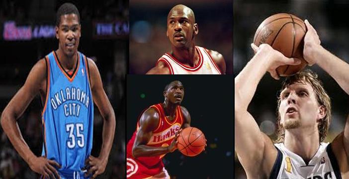 Kevin Durant iguala a Michael Jordan y Nowitzki supera a Dominique Wilkins