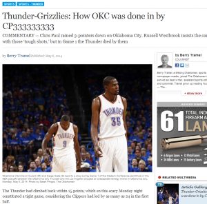 Un Chris Paul casi de récord humilla a los Thunder. Los Pacers siguen de amarillo grogui