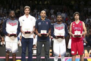 Kyrie Irving, exhibición para ser MVP; Teodosic, Batum, Faried y Pau, completan 5 ideal