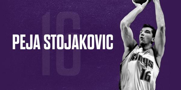 Peja Stojakovic, cuarto jugador europeo de la historia NBA al que se le retira la camiseta