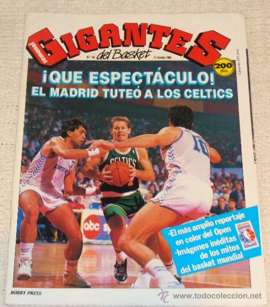 Los Celtics, en Madrid 27 años después. Así fue su visita en 1988