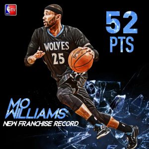 Cavaliers en caída aun con LeBron; Mo Williams, récord en Minnesota con 52 puntos