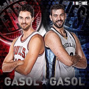 Pau y Marc hacen historia: titulares en el All Star. Pau lo celebra ganando a los Spurs