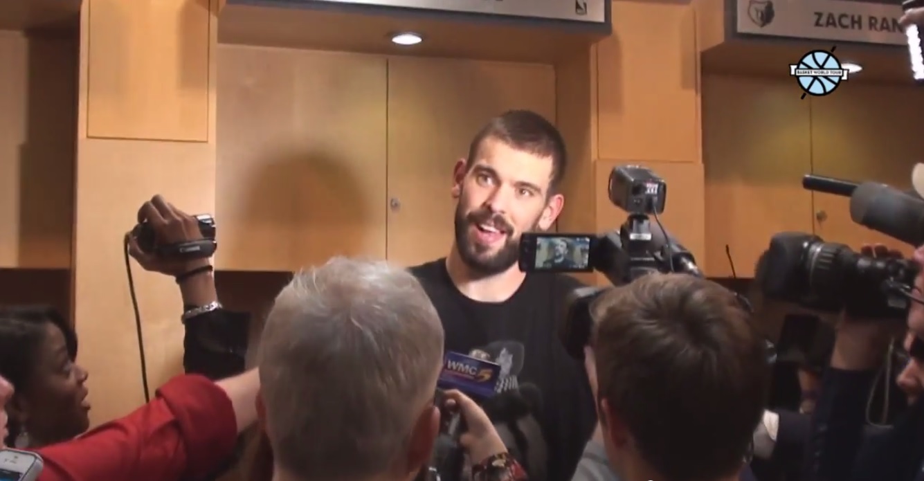 (Vídeo) Marc Gasol: “Me sonroja que en Memphis me consideren candidato a MVP”