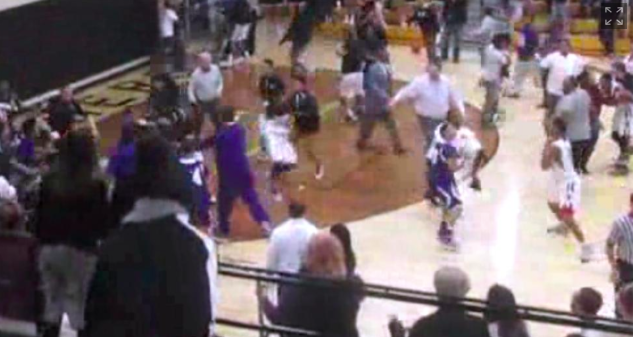 Una batalla campal obliga a expulsar a dos institutos del Campeonato de Indiana (VIDEO)