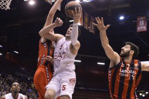 Baskonia se hunde en Milán tras la grave lesión de Bertans (6-8 meses de baja)