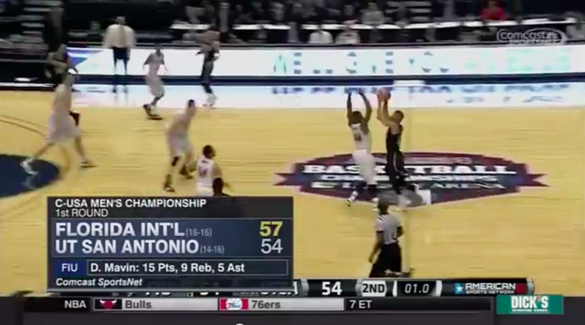 Increíble canasta ganadora de Florida International como aperitivo del Gran Baile (VIDEO)