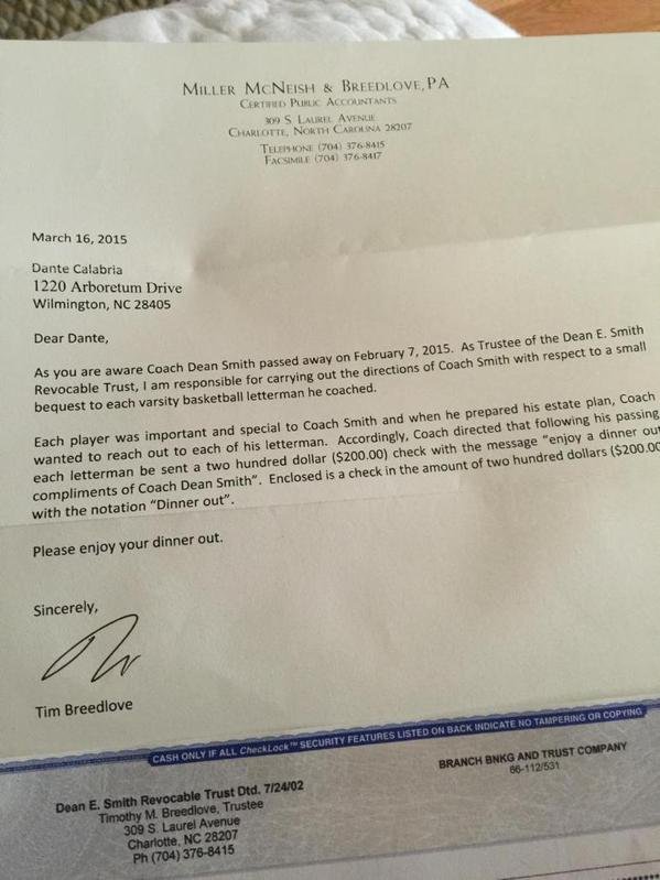 El regalo póstumo de Dean Smith para sus ex pupilos