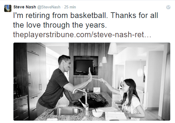Steve Nash se retira: un mago menos para la NBA