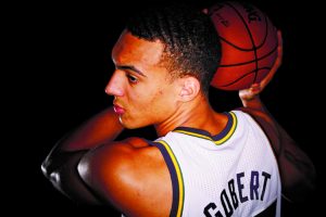 Rudy Gobert: la Torre Eiffel en Salt Lake City