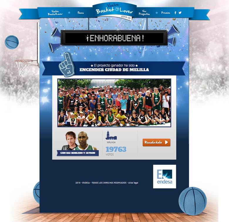 BASKET LOVER YA TIENE GANADOR