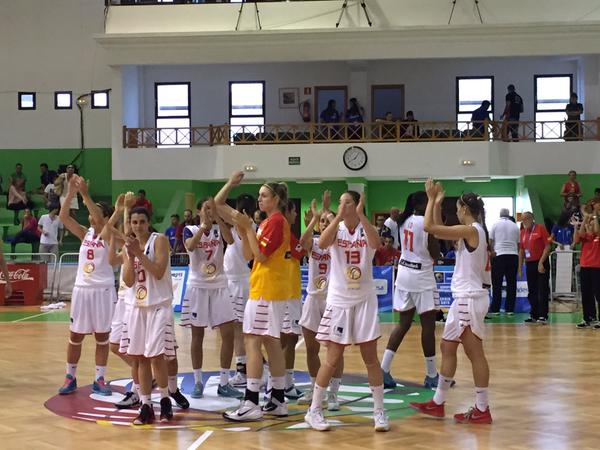 #U20F Primera fase (J1): España empieza con buen pie el Europeo de Lanzarote (54-43)