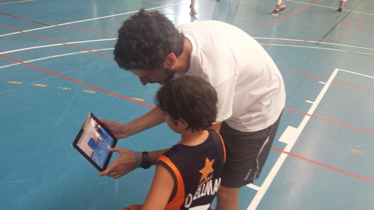 Entrenando duro mañana y tarde en el Campus Víctor Claver a pesar del sofocante calor