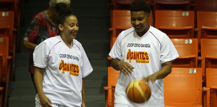 Cindy Valentín y Yolanda Jones, compañeras dentro y fuera en la cancha