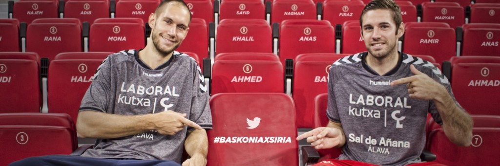 Laboral Kutxa y Movistar Estudiantes se movilizan por los refugiados sirios