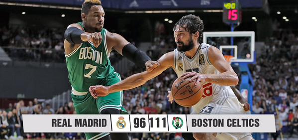 Boston Celtics repite la historia y vence al Real Madrid (111-96)