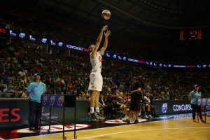 Jaycee Carroll se proclama campeón del concurso de triples