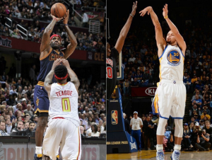 Sin sorpresas: LeBron y Curry, los mejores de la semana